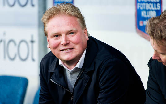En glad Jörgen Lennartsson, tränare, Elfsborg
