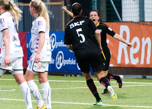 Marlene Sjöberg, Kopparbergs Göteborg, jublar