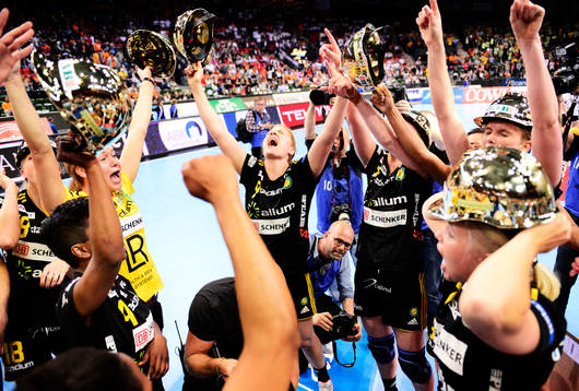 Jubel bland Sävehofs spelare