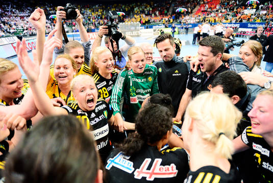 Jubel bland Sävehofs spelare