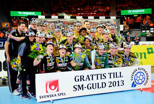 Jubel bland Sävehofs spelare