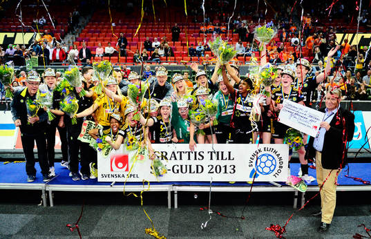 Jubel bland Sävehofs spelare