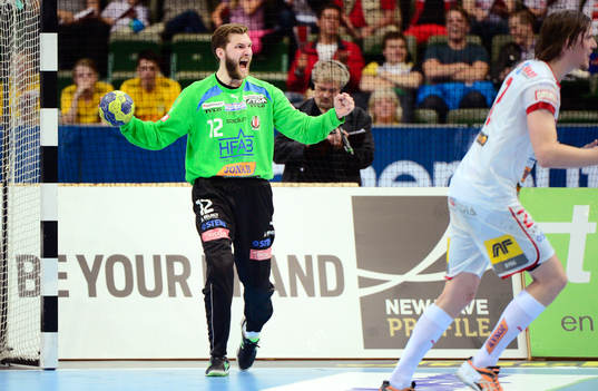 Robert Bladh, målvakt, Drott, jublar
