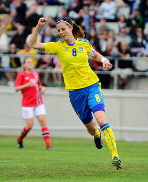 Lotta Schelin, Sverige jublar