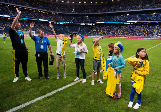 Magnus Hedman deltar i en prisutdelning med Verisure