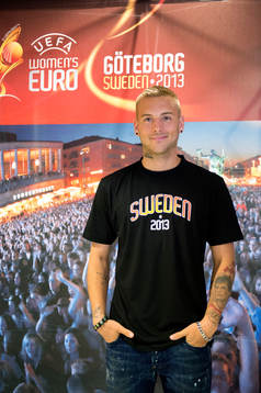 Anton Hysén, ambassadör för Dam-EM