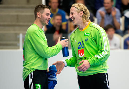 Andreas Palicka, målvakt, och Mikael Appelgren, målvakt,