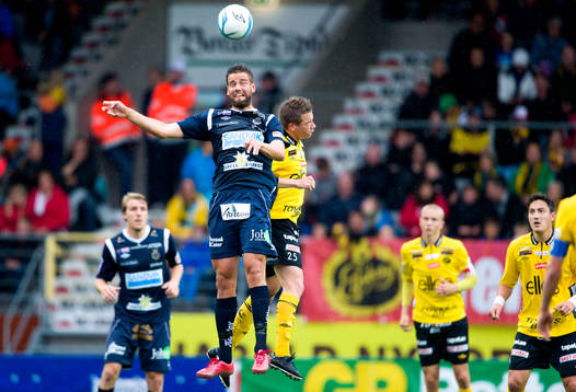 Nickduell mellan Gefles Mikael Dahlberg och Elfsborgs