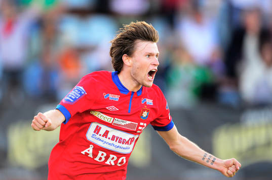 Örgrytes Johan Lundgren jublar