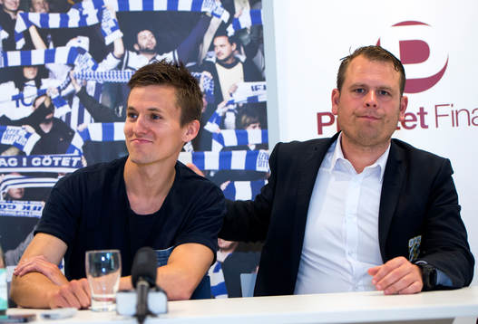 Sportchef Håkan Mild och tränare Mikael Stahre, tränare