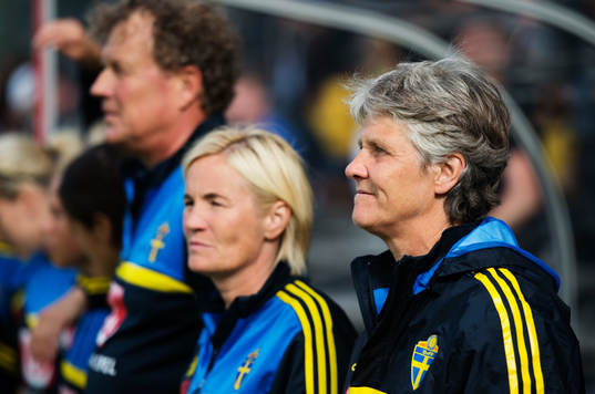 Sveriges förbundskapten Pia Sundhage i