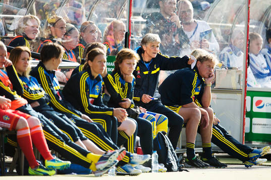 Sveriges förbundskapten Pia Sundhage i