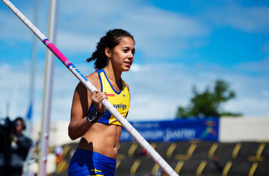 Sveriges Angelica Bengtsson i damernas höjdhopp