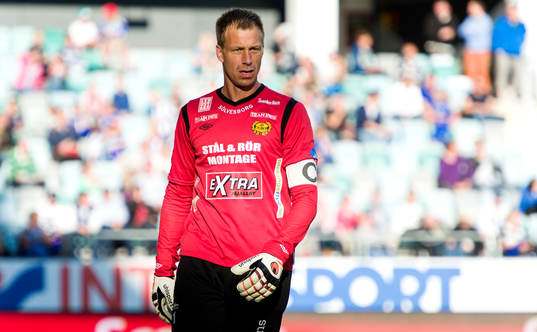 Mjällbys målvakt Mattias Asper