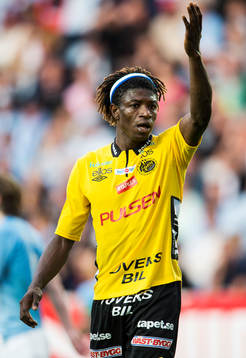 Elfsborgs Mohamed Bangura är uppgiven