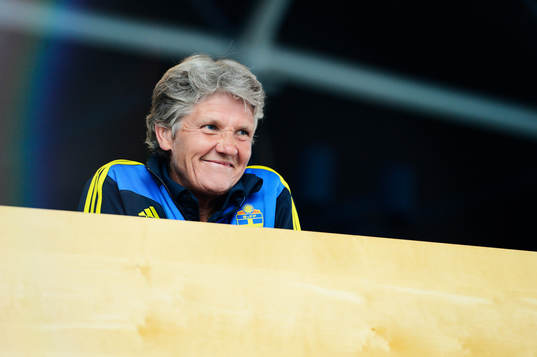 Sveriges förbundskapten Pia Sundhage