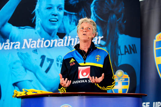Sveriges förbundskapten Pia Sundhage