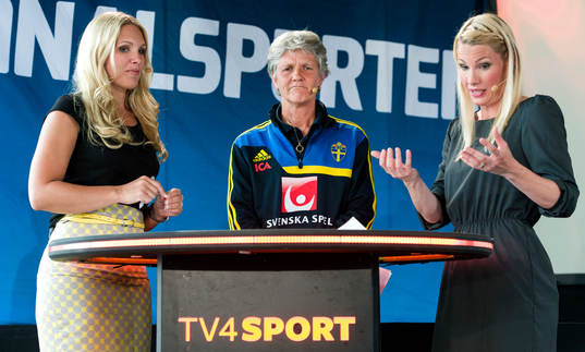 Anna Brolin, en skeptisk förbundskapten Pia Sundhage och