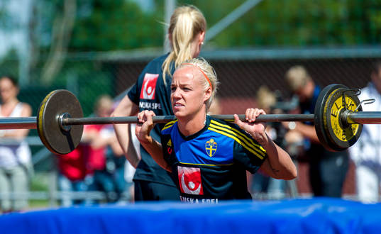 Sveriges Caroline Seger fystränar