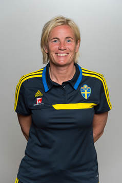Sveriges assisterande förbundskapten Lilie Gutke Persson