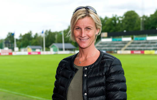 Heidi Silvander, journalist på Sydsvenskan, fotograferas