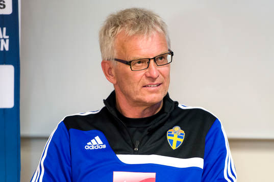 Sveriges assisterande förbundskapten Birger Jacobsson