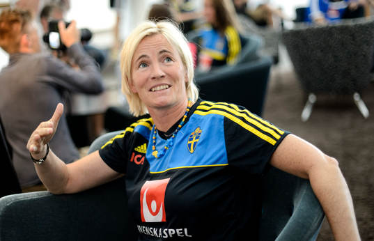Sveriges assisterande förbundskapten Lilie Persson