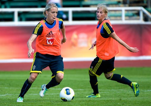 Sveriges Elin Magnusson och Sofia Jakobsson