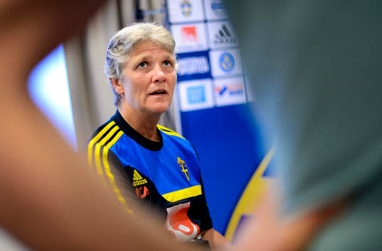 Sveriges förbundskapten Pia Sundhage