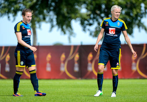 Sveriges Antonia Göransson och Josefine Öqvist