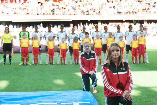 Fotboll, dam-EM, kvartsfinal, Italien - Tyskland