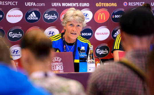 Sveriges förbundskapten Pia Sundhage