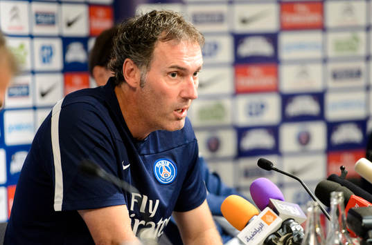 Paris Saint-Germains tränare Laurent Blanc