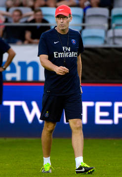 Paris Saint-Germains tränare Laurent Blanc