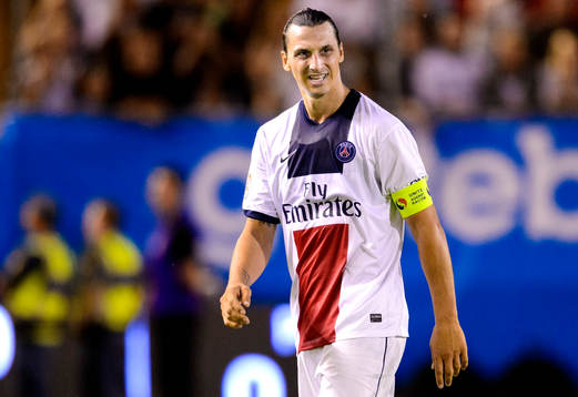 Paris Saint-Germans Zlatan Ibrahimovic deppar