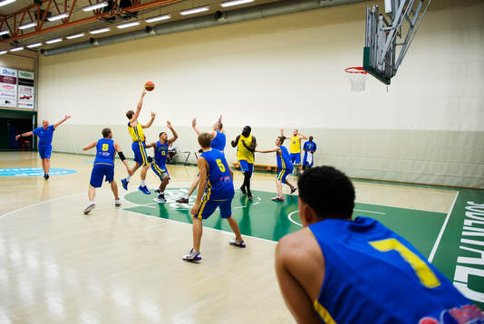 Basketlandslaget tränar