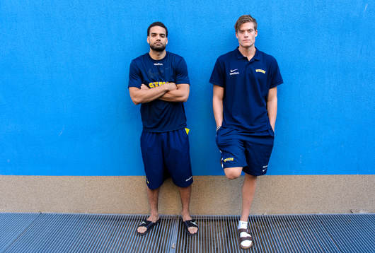 Sveriges Jeffery Taylor och Jonas Jerebko