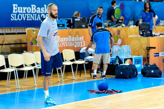 Greklands Vassilis Spanoulis stretschar