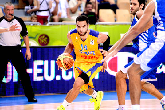 Sveriges Jeffery Taylor i matchen mellan Sverige och