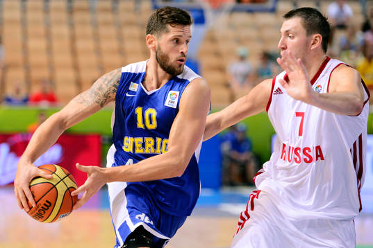 Sveriges Kenneth Grant och Rysslands Vitaliy Fridzon i