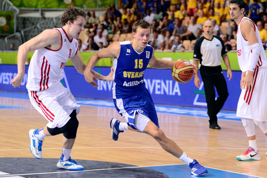 Rysslands Evgeny Voronov och Sveriges Viktor Gaddefors i