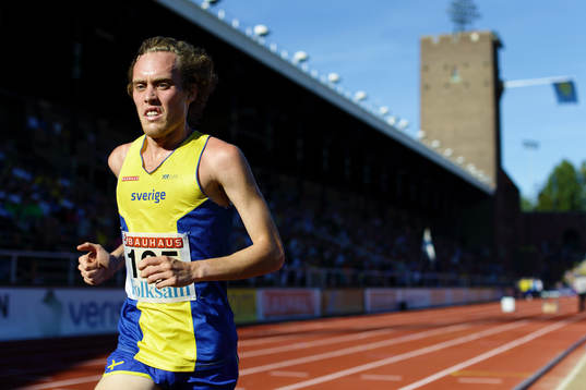 Sveriges Mikael Ekwall i 10 000 m