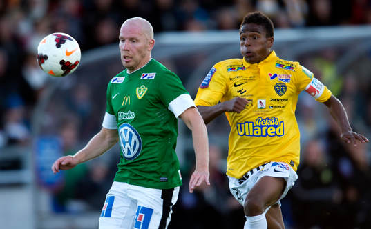 Jönköping Södras Viktor Rönneklev före Falkenbergs