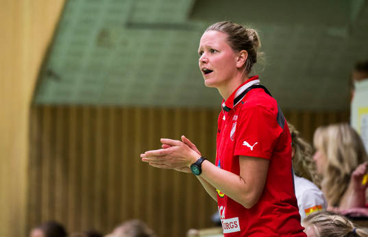 Lugis assisterande tränare Johanna Wiberg