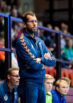 Redbergslids tränare Magnus Wislander