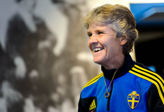Sveriges förbundskapten Pia Sundhage