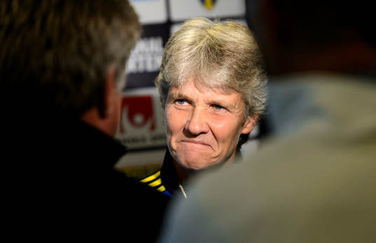 Sveriges förbundskapten Pia Sundhage