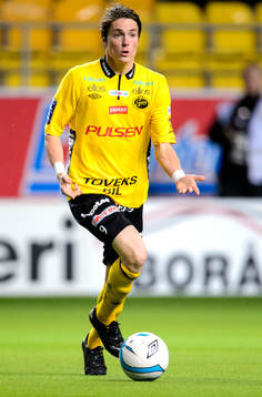 Elfsborgs Lasse Nilsson med bollen