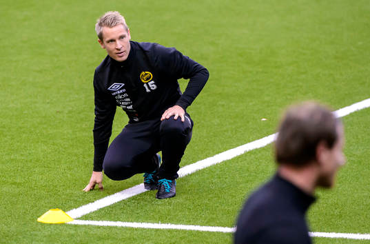Elfsborgs Andreas Klarström sitter på huk