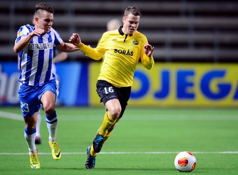 Esbjergs Jonas Knudsen och Elfsborgs Viktor Claesson